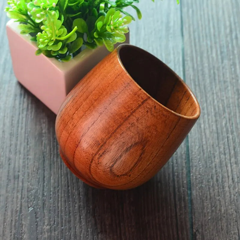 Solid Wood Big Belly Cup