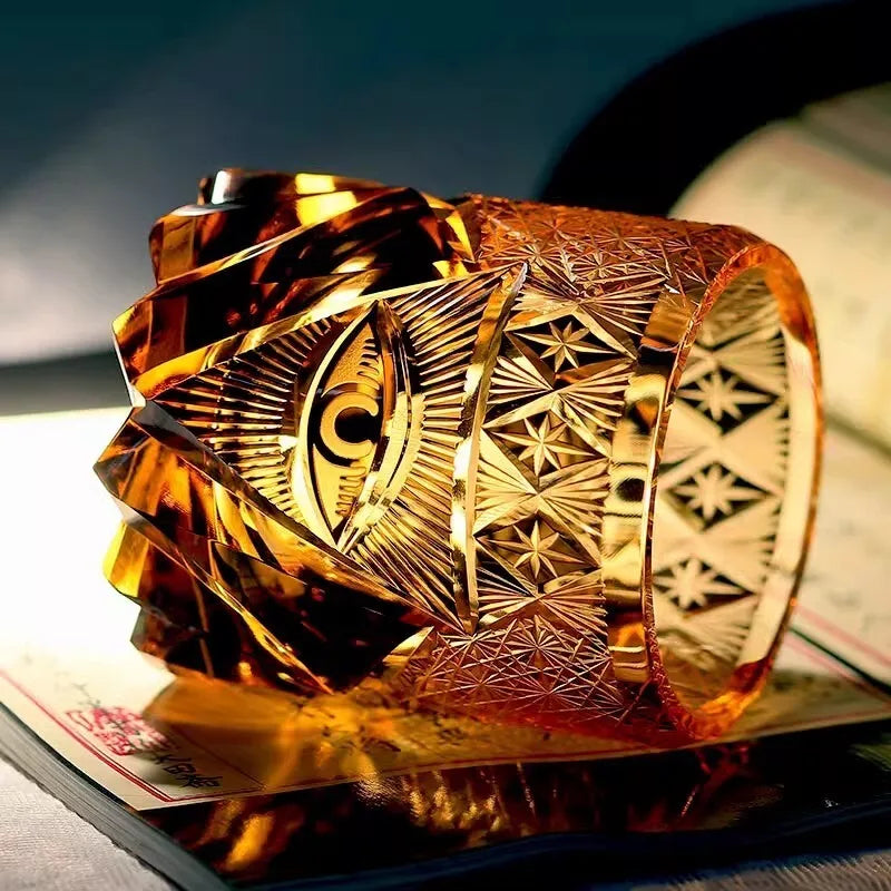 Eye Of God - Edo Kiriko Crystal Glass