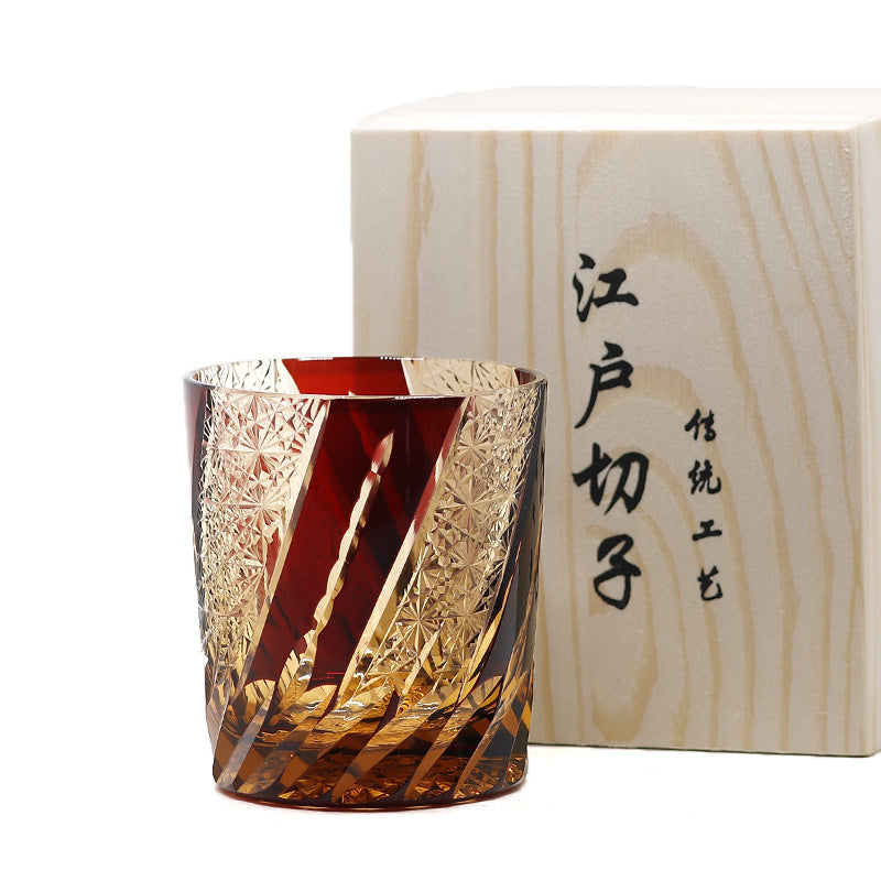 Verre à vin en cristal Décoration de la maison Artisanat