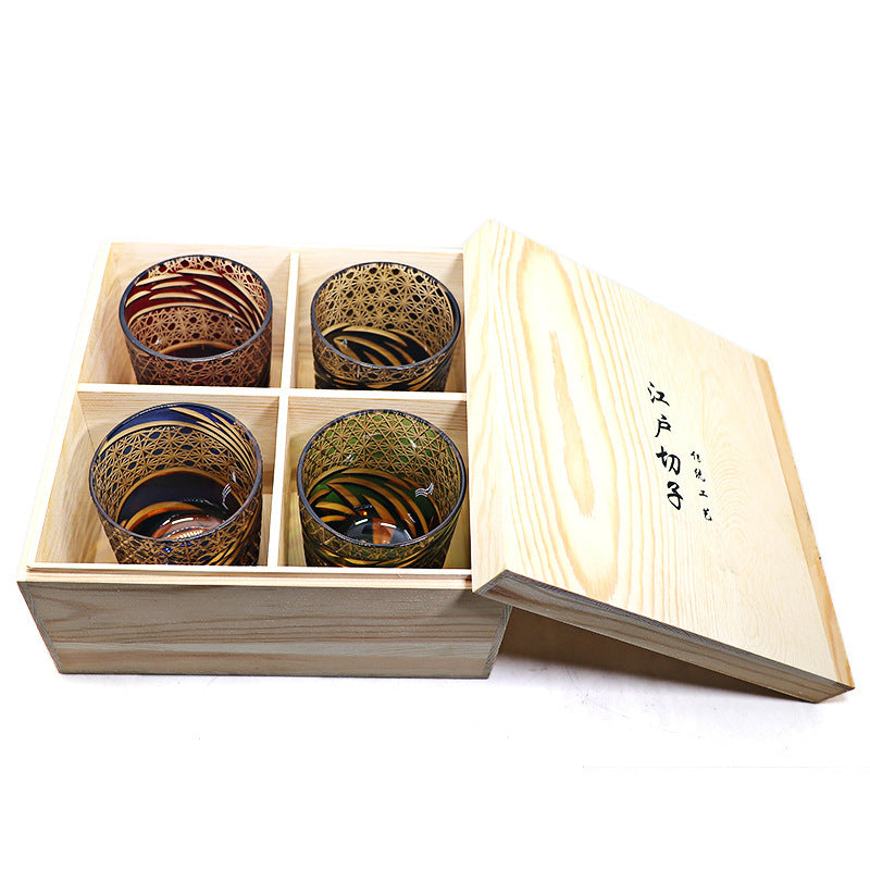 Verre à vin en cristal Décoration de la maison Artisanat