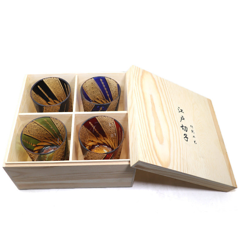 Verre à vin en cristal Décoration de la maison Artisanat