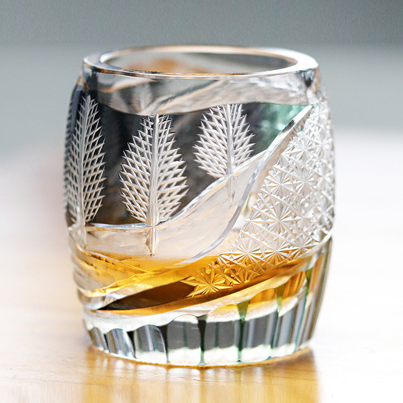 Edo Kiriko Winter Crystal Glass