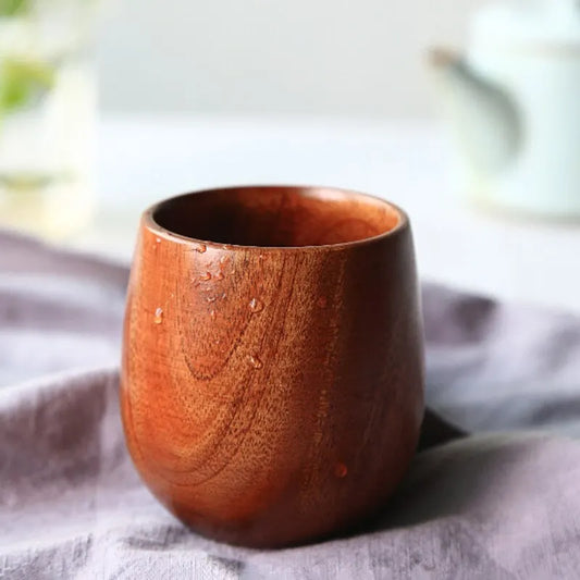 Solid Wood Big Belly Cup