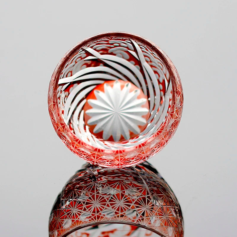 Edo Kiriko Sake Cup Crystal Glass