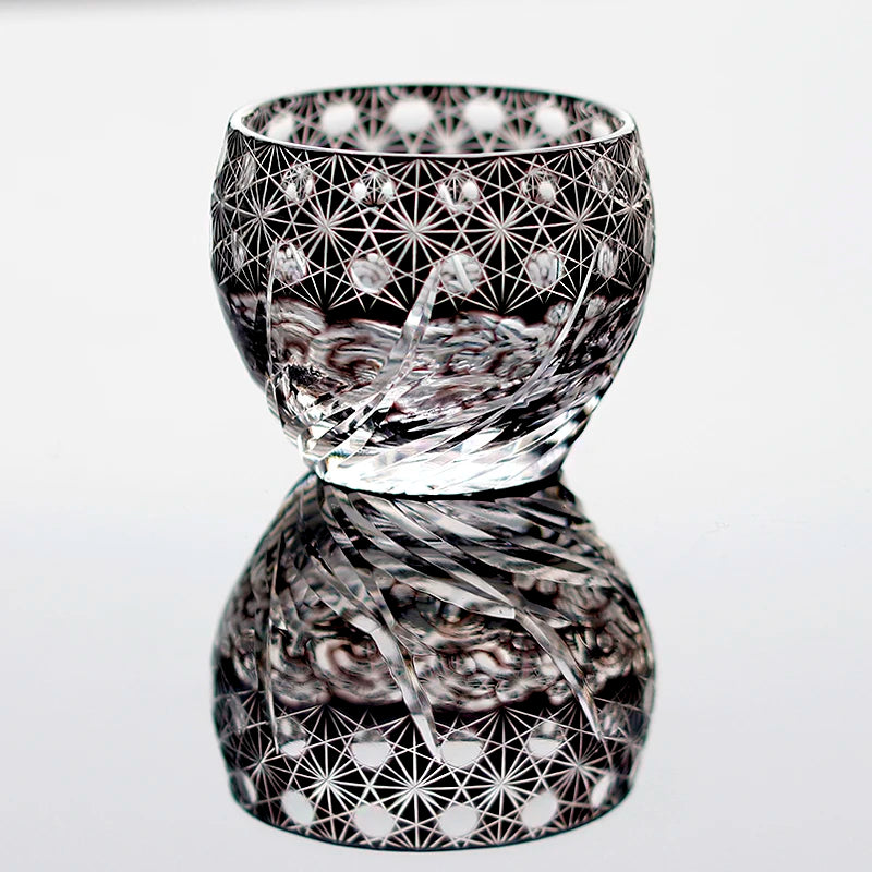 Edo Kiriko Sake Cup Crystal Glass