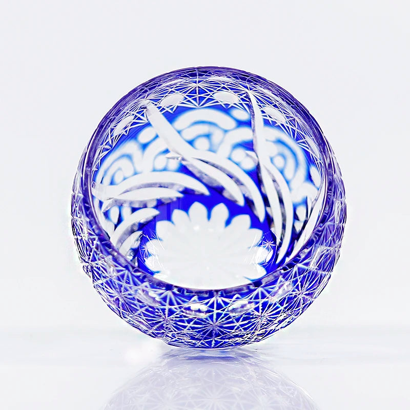 Edo Kiriko Sake Cup Crystal Glass