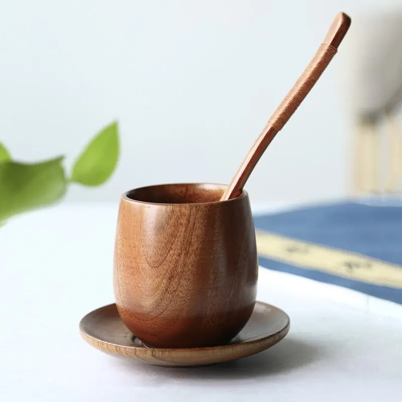 Solid Wood Big Belly Cup